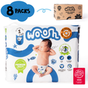 Taille 1 (2-5 kg) – Grande boîte de 192 couches
